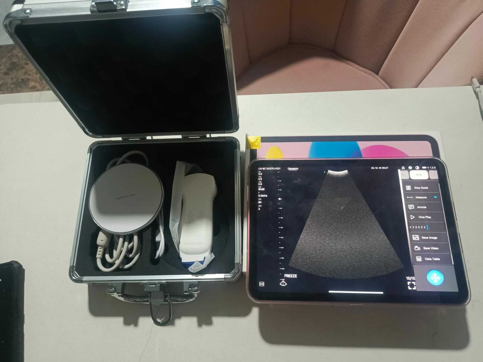 Motomedix – Prak freut sich über ein neues, transportables Ultraschallgerät mit moderner und neuester Ausstattung