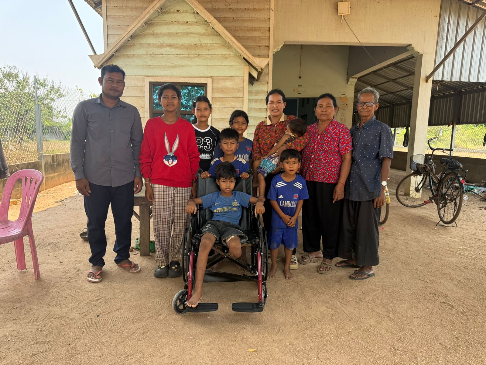 Rathana und seine Familie sagen „Danke“ für die große Spendenbereitschaft