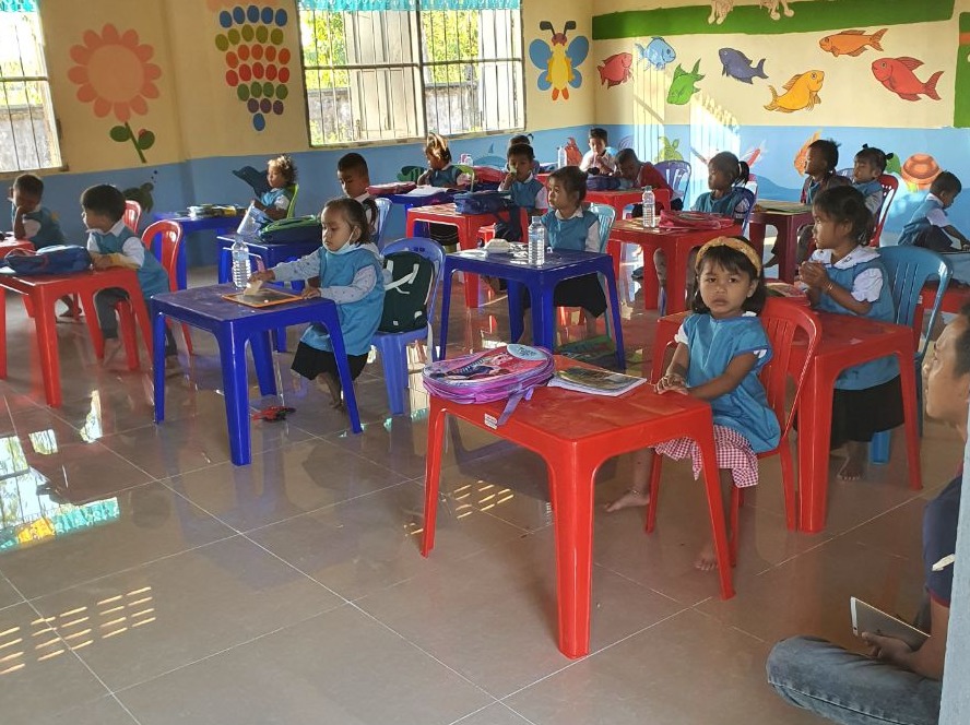 Geschafft! Der neue Kindergarten in Takeo ist eröffnet